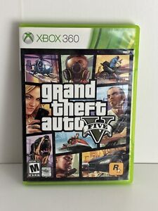Grand Theft Auto V GTA 5 Five XBOX 360 Complete w/Manual & Map ~ FREE Shipping!