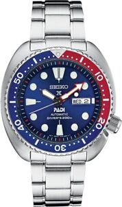 Seiko Prospex PADI Automatic Blue Dial Stainless Steel Men's Watch SRPE99