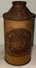 New ListingBeer Can Cone Top Rex Fitger's Rusted No Cap Vintage Original 1950s Empty