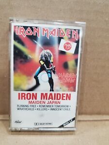 Iron Maiden Maiden Japan Cassette Tape Capitol EMI Records