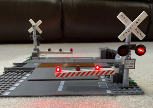Lego Train Crossing With Lights And Sound - MOC - Electric Components