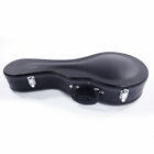 PVC Body Type Black Fine Grain F-type Mandolin Leather Box with A Top Quality