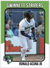 2018 Ronald Acuna Jr Minor League Rookie Card Gwinnett Stripers Atlanta Braves