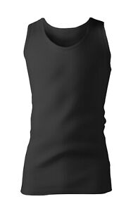Heat Holders - Mens Warm Fleece Lined Cotton Thermal Underwear Sleeveless Top
