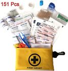 151 Pcs First Aid Kit Medical Emergency Trauma Military Survival Travel Portable