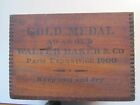 Antique Walter Baker &Co  Dorchester Mass. Chocolate Wood Box Est 1780/1900 Lid