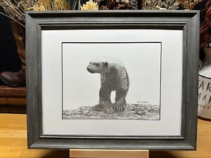 Honey Badger ~ Holding Ground ~ Graphite Pencil Art Sketch Drawing Picture Print