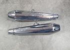 Used OEM Pair of Silencers (Exhaust Mufflers) Triumph Thruxton Liquid Cooled