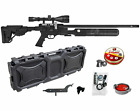 Hatsan Factor RC PCP .25 Cal Air Rifle w/ Scope and Pellets and Hard Case Bundle