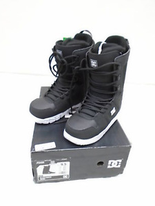 DC ADY0200053 MENS 2023 BLACK / WHITE PHASE SIZE 9.5 LACE UP SNOWBOARD BOOTS