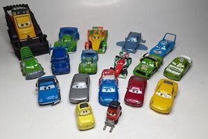 Disney Pixar Cars Lot of 18 Diecast Cars Dinoco Filmore mixed Group