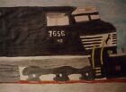 Original Colored Pencil Artwork- Norfolk Southern ES40DC 7656 Train Locomotive