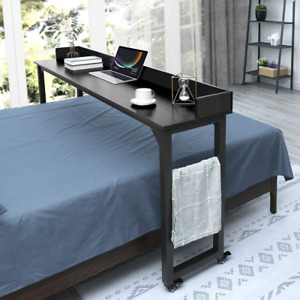 70.8'' Overbed Table Rolling Queen/Full Size Over Bed Table Mobile Laptop Desk