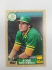 1987 Topps  JOSE CANSECO rookie