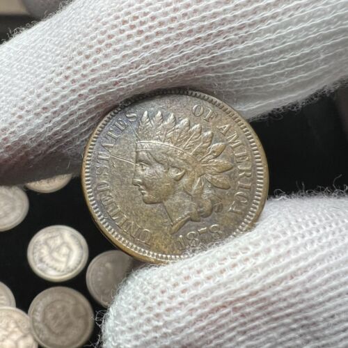 1878 Tough Date Indian Head Cent grades at Very Fine Details #2918