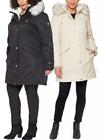 NEW WOMENS 1 MADISON EXPEDITION FAUX FUR TRIM HOODED PARKA! 1541676 VARIETY