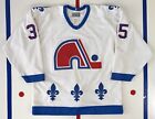 Quebec Nordiques Stéphane Fiset Vintage Authentic NHL Hockey Jersey Avalanche 48