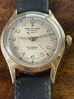 Vintage Automatic WWII Gold Military Watch Army Air Force Exchange Needs Service