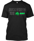 Duckworth Family Lucky Clover Flag T-Shirt Made in the USA Size S to 5XL