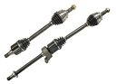 Pair: 2 New CV Axles Mini Cooper S Supercharged 6spd Manual Trans With Bracket (For: Mini Cooper S)