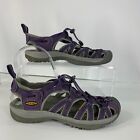 KEEN Trail Sandals Womens Whisper Waterproof Outdoor Size 5.5 -6 Hiking Purple