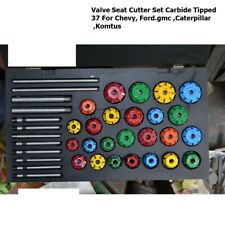 Valve Seat Cutter Set Carbide Tipped 37 For Chevy, Ford.gmc ,Caterpillar ,Komtus