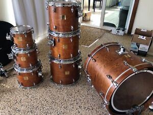 Yamaha Birch Custom Absolute Drums made in Japan 8pc. Mint Condition