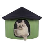 Outdoor Cat House Weatherproof Cat Shelter for Winter Insulated Waterproof Ca...