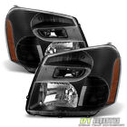 Black 2005 2006 2007 2008 2009 Chevy Equinox SUV Headlights Headlamps Left+Right
