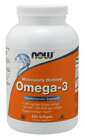 NOW Foods Omega-3 1000mg 500 Softgels 180 EPA / 120 DHA 5/25EXP
