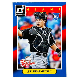 J.T. REALMUTO Phillies 2014 Panini Donruss The Rookies #73 SP RC / 6 AVAILABLE