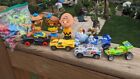 Junk Drawer Toy Lot Modern Charlie Brown, Cars, Dinosaurs