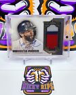 2019 Topps Dynasty Dustin Pedroia GAME USED 3 Color Patch ON CARD AUTO /10