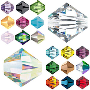 Swarovski 5328 XILION Crystal Bicone Beads Jewelry Making *U Pick Size & Colors*