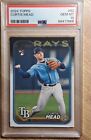 2024 Topps SERIES 1 baseball #82 Curtis Mead RC PSA 10 GEM MINT Tampa Bay Rays