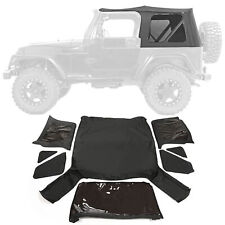 Black replacement Soft Top Tinted Windows FOR Jeep Wrangler TJ 1997-2006 (For: 1999 Jeep Wrangler)