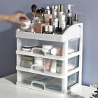3 Tiers Makeup Storage Clear Box Desktop Cosmetic Stationery Drawers Organizer