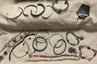 VINTAGE TO NOW FASHION COSTUME JEWELRY BRACELET LOT of 20 - Mix of Styles