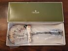 CHRISTOFLE FRENCH SILVER PLATE ASPARAGUS SERVER CLUNY PATTERN NO MONO NEW IN BOX