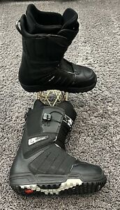 Burton Moto Imprint 1 Snowboard Boots Size Men's US 9.5 Black Lace Tightening