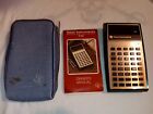 intage 1976 Texas Instruments Electronic Calculator TI-30 w/ Case & Manual