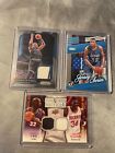 Shaquille O’Neal Lot Of 3 Game Used Jersey Cards