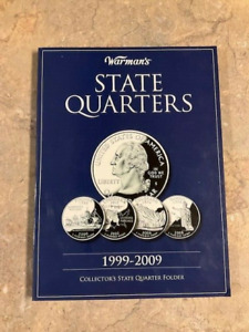 New Listing1999-2009 Full Set 58 Washington 50 State Quarters Folder P mint only Warman's