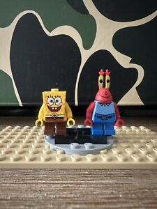 Lego Spongebob and Mr Krabs MinifigS
