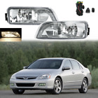 Pair For 2003-2007 Honda Accord EX Acura TL Front Bumper Fog Lights W/Harness (For: 2007 Honda Accord)