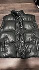 Blank NYC Vest Women’s Green Easy St Vegan Quilted Snap Puffer Stand Collar M
