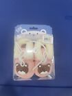 Unbranded Teddy Bear Toddler Slippers BRAND NEW PINK (Size 6c)