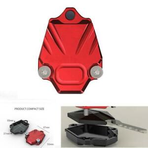 Red and Black Aluminum CNC Motorcycle Key Case Cover Shell Motorbike Accessories (For: Indian Roadmaster)