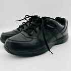 Safe T Step Comfort Mens Slip Resistant Work Black Sneaker Shoes Size 12