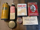 Lot Of Vintage Advertising Medical Tins